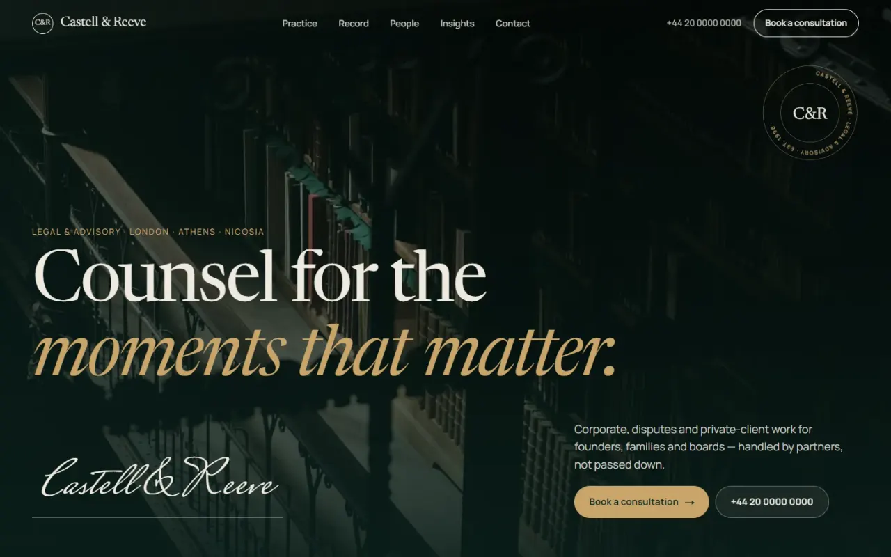Castell & Reeve: Hero