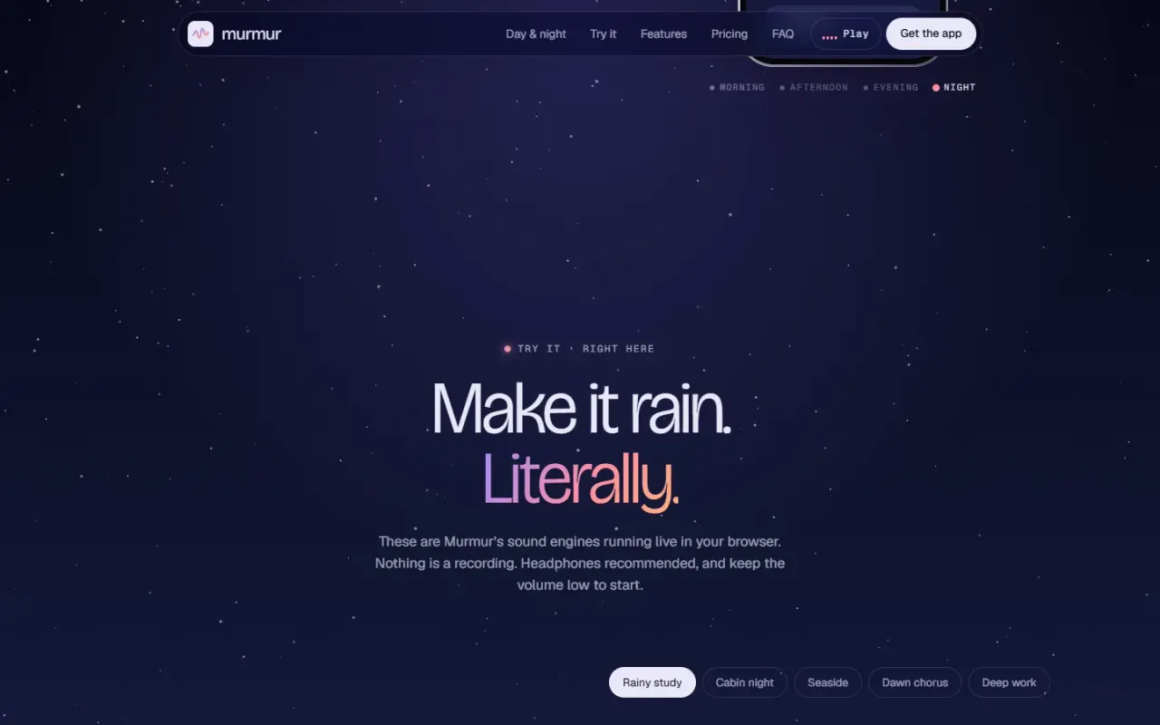 Murmur: Sound mixer