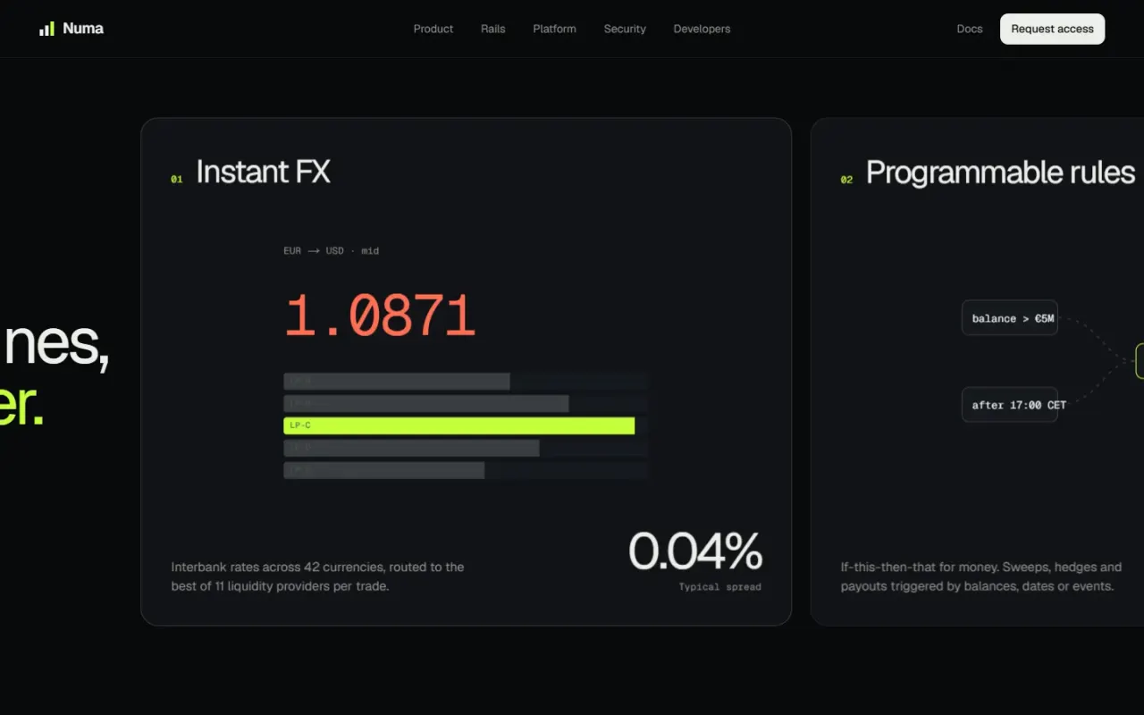 Numa: Platform